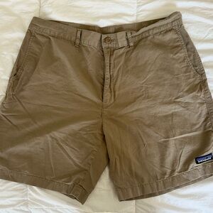 Patagonia Men's Organic Cotton Tan Shorts